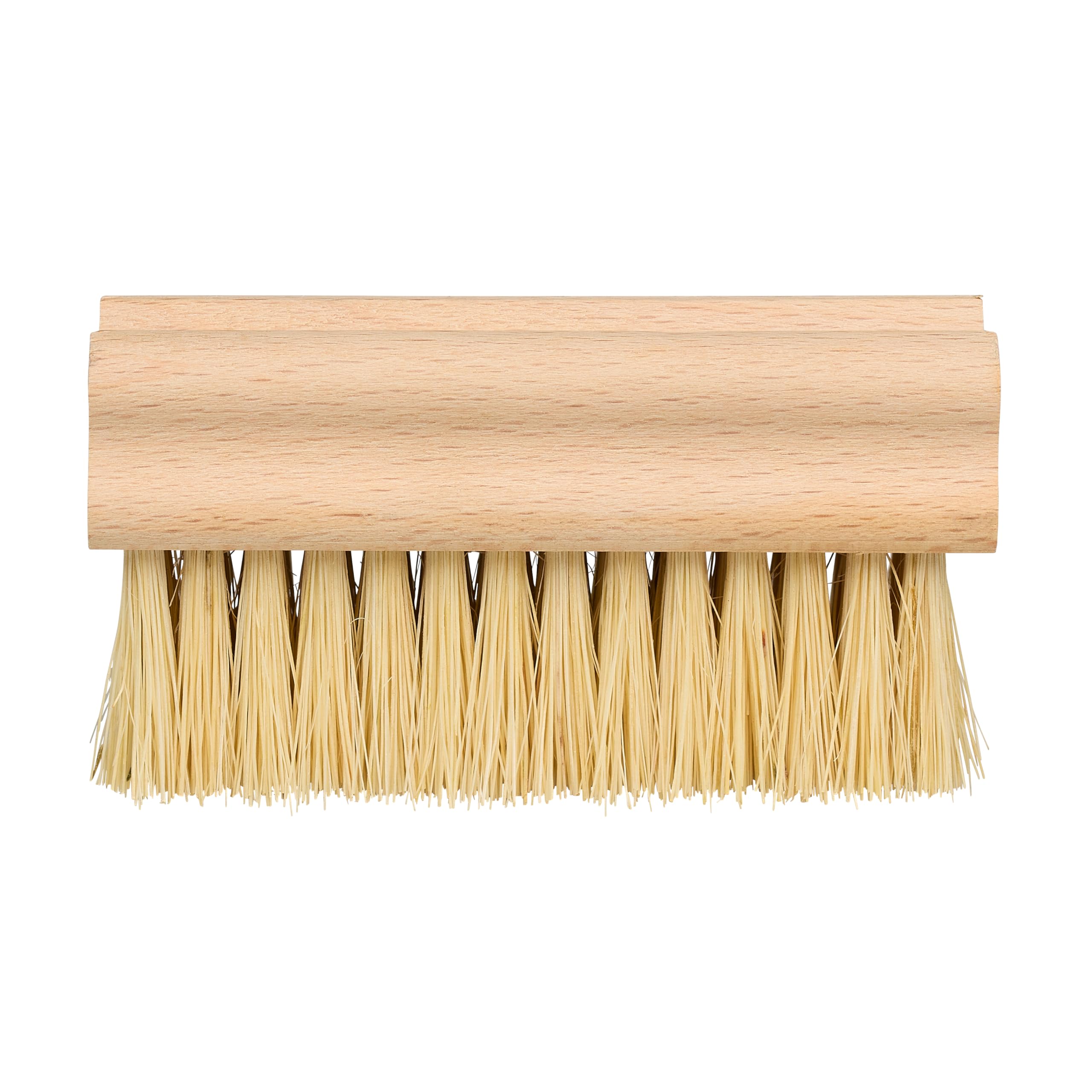 Elliott Wooden Vegetable Brush with Natural Tampico Fibres, Beige
