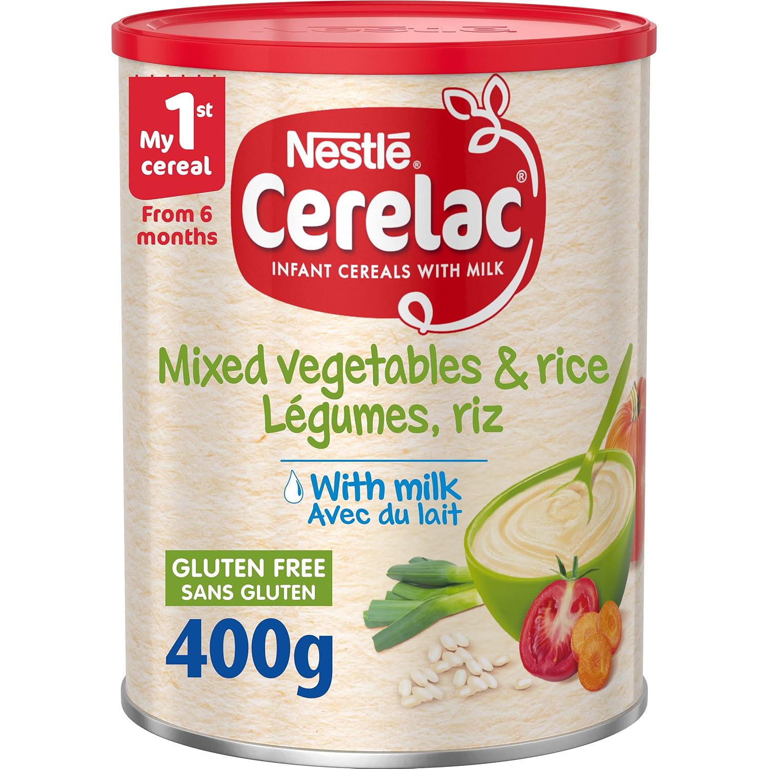 Nestle Cerelac Mixed Vegetables And Rice With Milk Stage 2 14 1 Ounce Can Amazon Com Grocery Gourmet Food