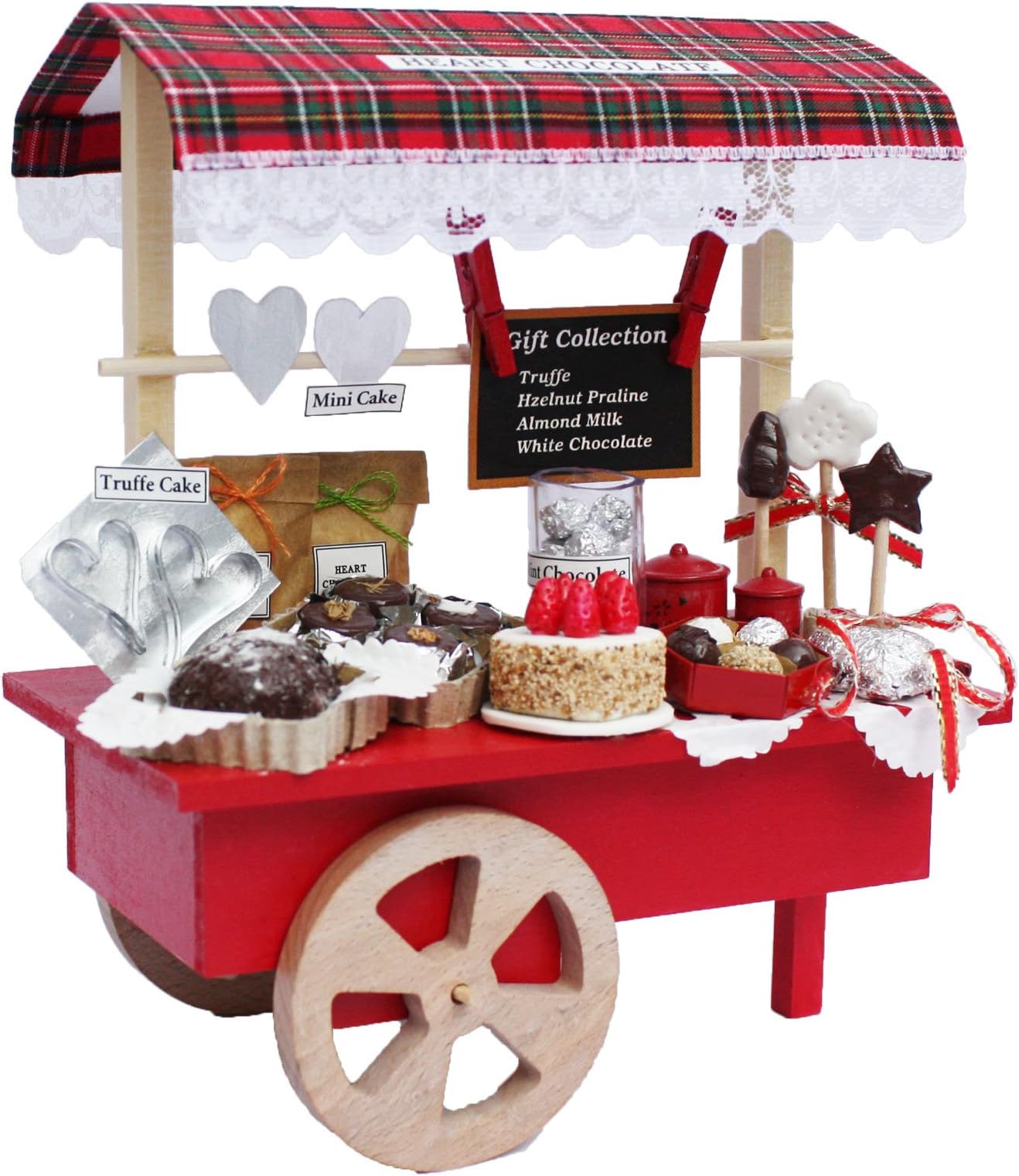 Billy handmade dollhouse kit wagon shop kit Chocolate Shop 8698