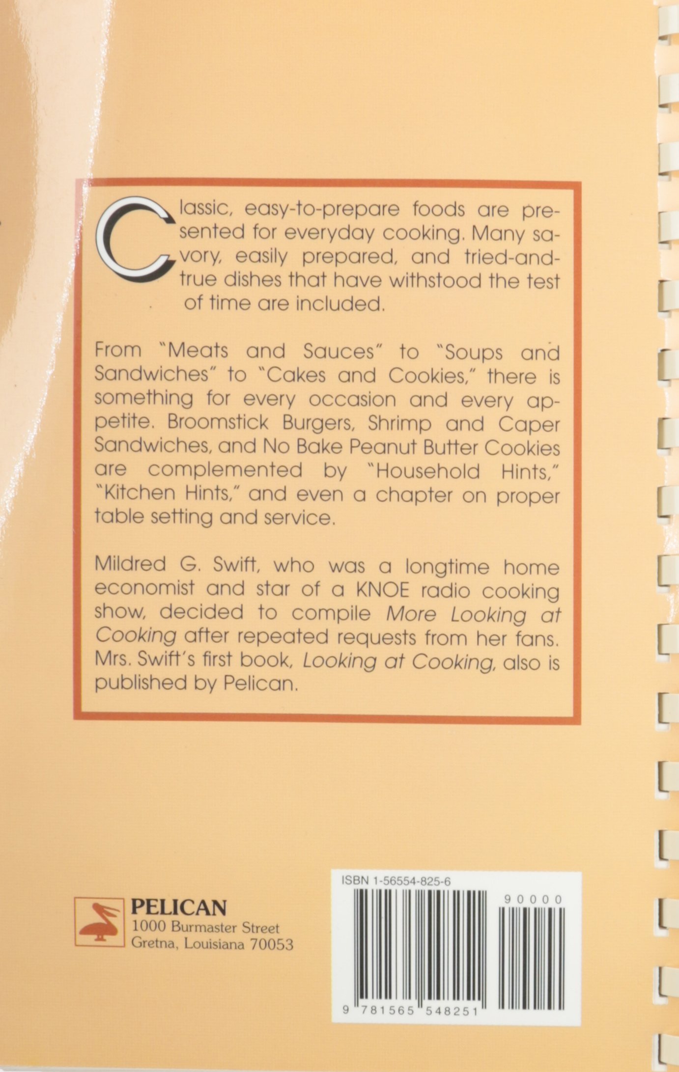 More Looking At Cooking Mildred Swift 9781565548251 - 