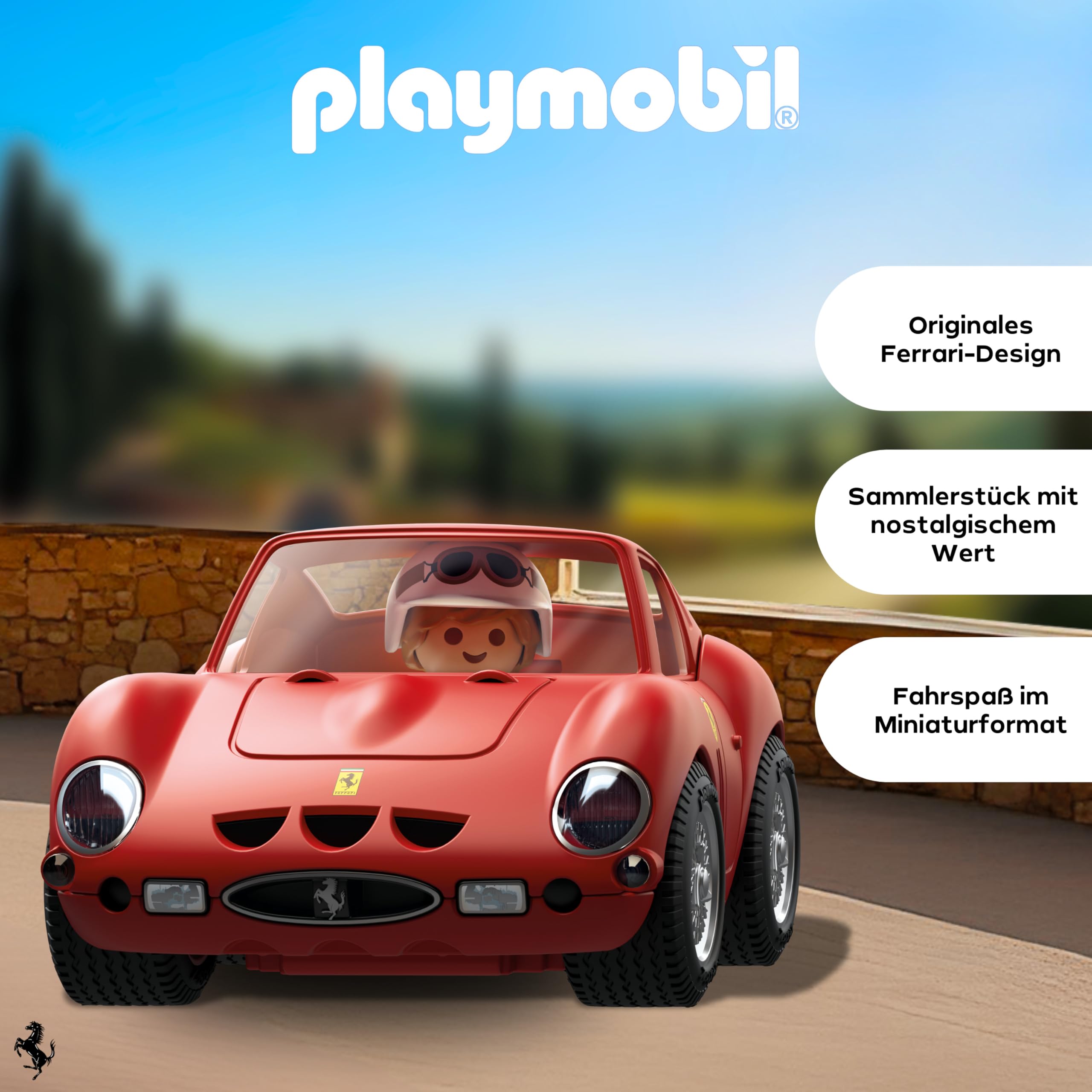 PLAYMOBIL | Collector Cars | Ferrari 250 GTO | Modellauto für Erwachsene & Kinder Auto-Fans & Sammler | 71856 3