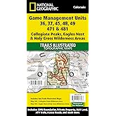 Collegiate Peaks, Eagles Nest, and Holy Cross Wilderness Areas GMU [Map Pack Bundle] (National Geographic Trails Illustrated Map)