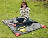 BeiLan Mini Pocket Picnic Blanket Waterproof Sand Proof Travel Mat 70x110cm view 3