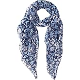 MELIFLUOS DESIGNED IN SPAIN Scarf for Women Lightweight Floral Flower Scarves for Summer Fall Shawl Wrap