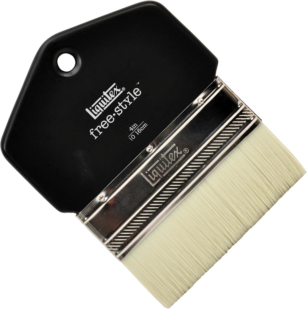 Liquitex Professional Freestyle Large Scale Paddle Brush 4 inch Silver