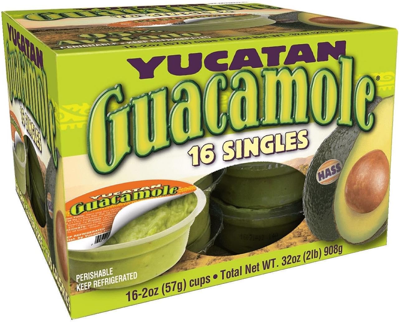 Yucatan Singles Guacamole (2 oz. cup, 16 ct.)