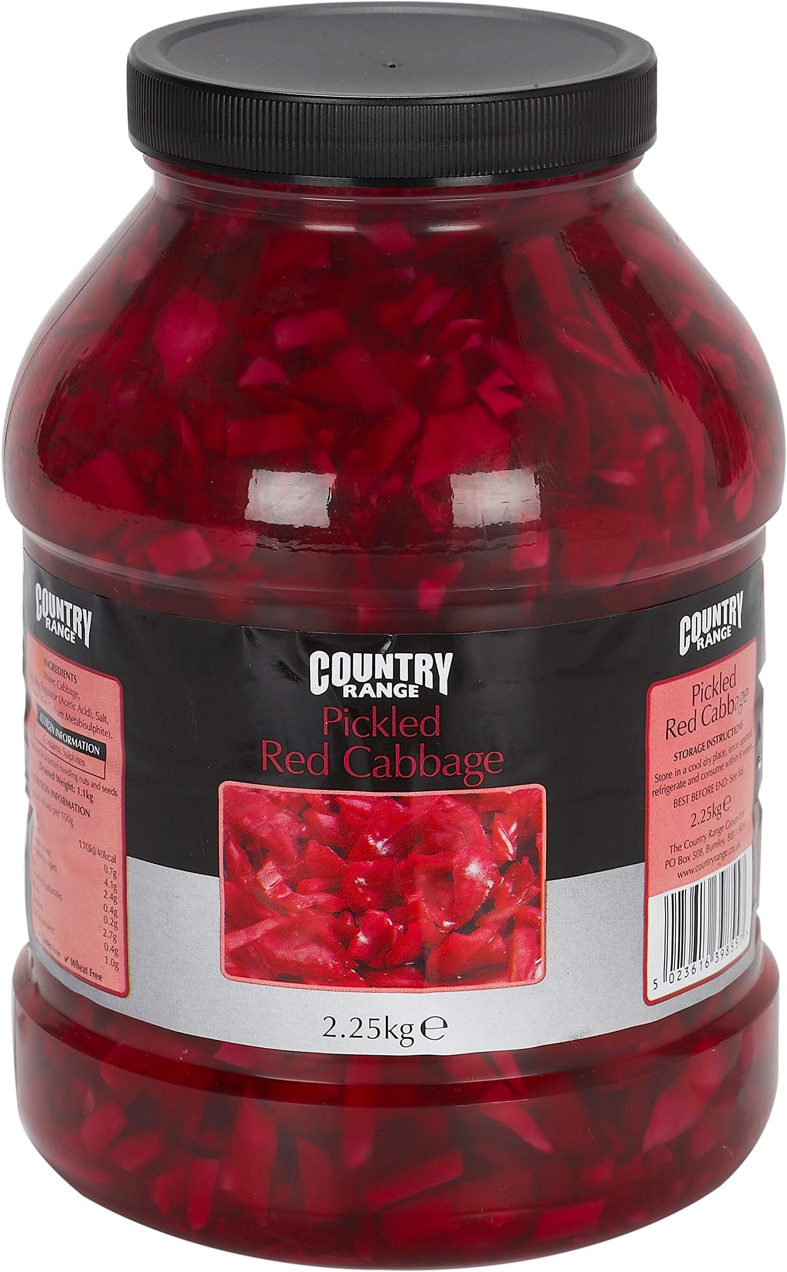 Country Range Pickled Red Cabbage - 2x2.25kg