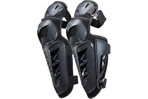 DUHAN Motorcycle Shin Guards 4Pcs Elbow Guard and Knee Pads Adjustable Anti-Slip Motorcycle Protective Gear for Men and Women