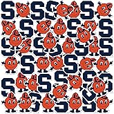 Syracuse University Secondary Logo 50ct Vinyl Sticker Pack – Large Waterproof Orange Mascot & Block‑S Decals for Laptops, Water Bottles, Tablets, Scrapbooks, Vehicles & More