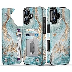 Goodon for iPhone 16 Case Wallet - Flip Folio
