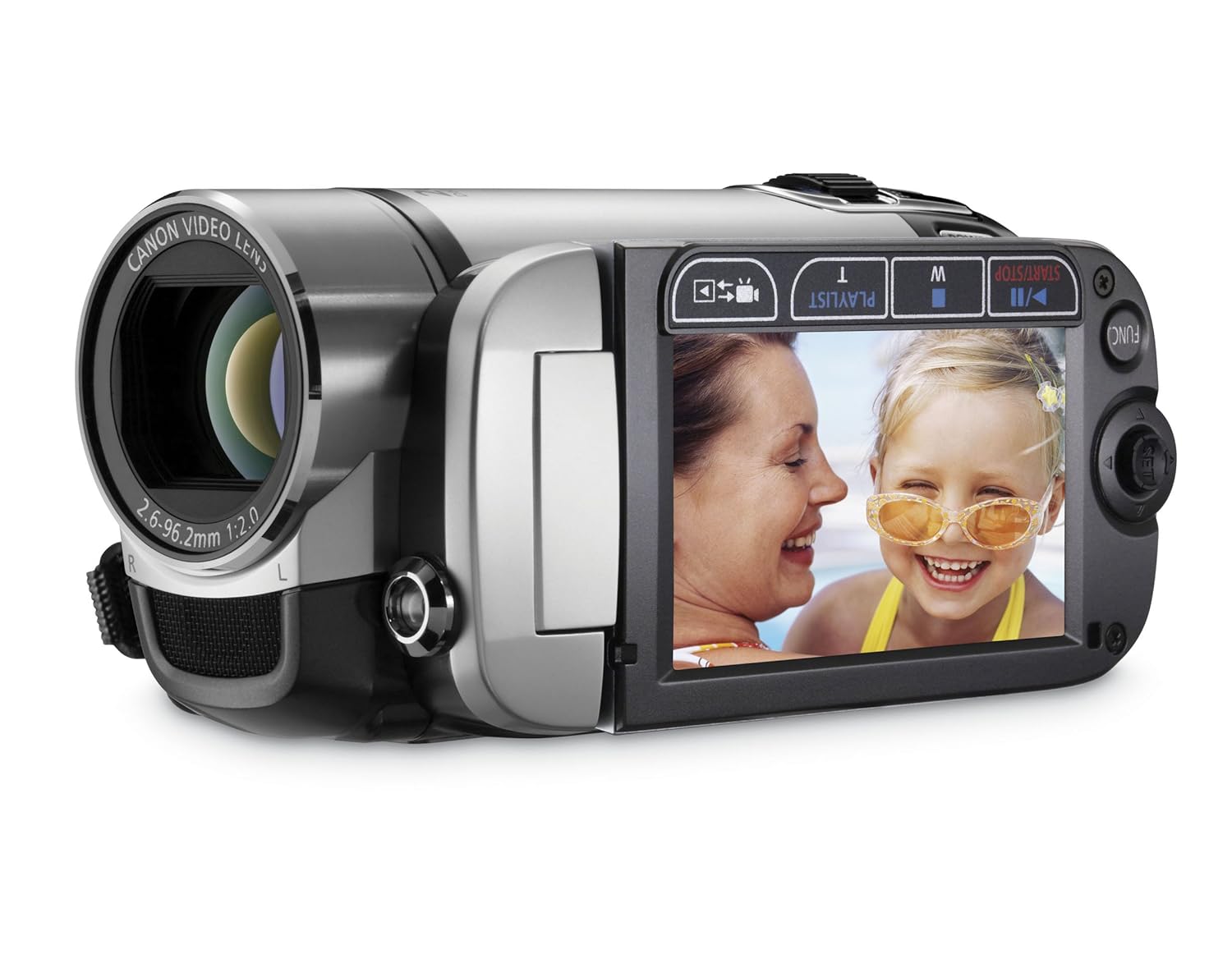 Amazon.com : Canon FS200 Flash Memory Camcorder w/41x Advanced Zoom (Misty  Silver) - 2009 MODEL (Discontinued by Manufacturer) : Used Camcorder Canon  ...