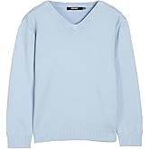 X RAY Boys School Uniform Sweater V-Neck (XS - XXL), Big Boys' & Little Kids Youth Long Sleeve V Neck Pullover Sweater