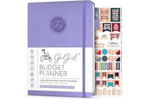 GoGirl Budget Planner – Monthly Financial Planner Organizer Budget Book. Expense Tracker Notebook Journal to Control Your Mon