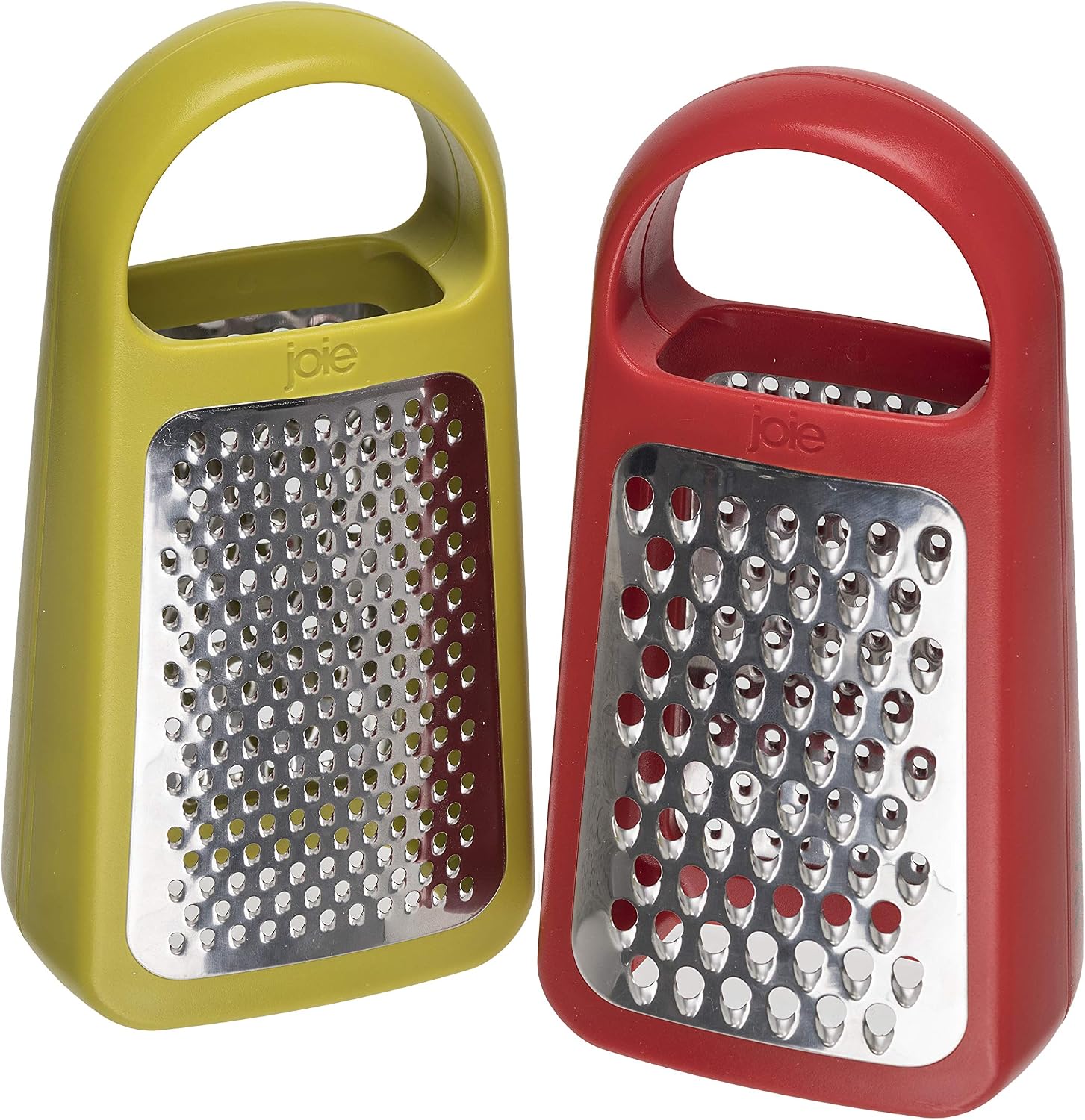 Joie Tower Grater - Double-Sided Stainless Steel Cheese & Vegetable Grater, BPA-Free & Dishwasher Safe, Assorted Colors - Image 3