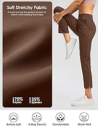 G Gradual Women's Pants Ankle 7/8 Golf Pants 3