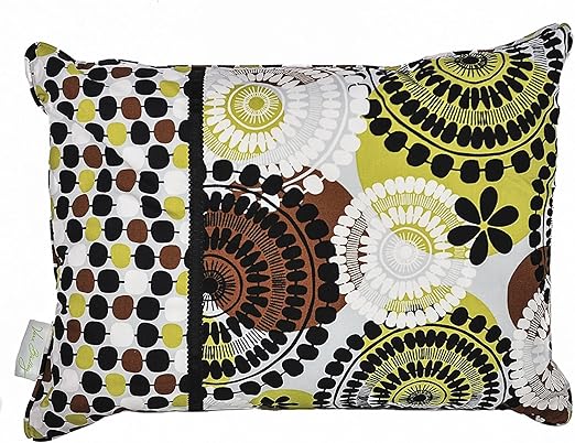 Amazon Com Vera Bradley Retro Accent Throw Pillows In Retro Cocoa