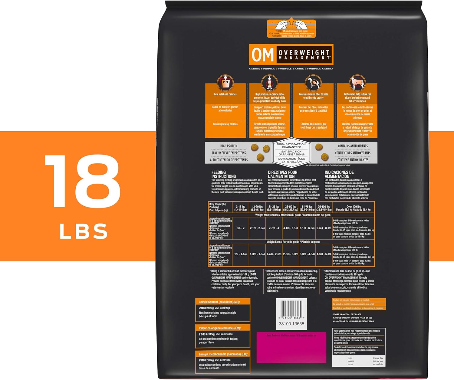 purina om dry dog food