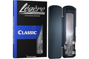 LEGERE Légère Reeds - Contrabass Clarinet Reed, Classic, Strength 3.00 (BBCB3.00) - Premium Synthetic Woodwind Reed