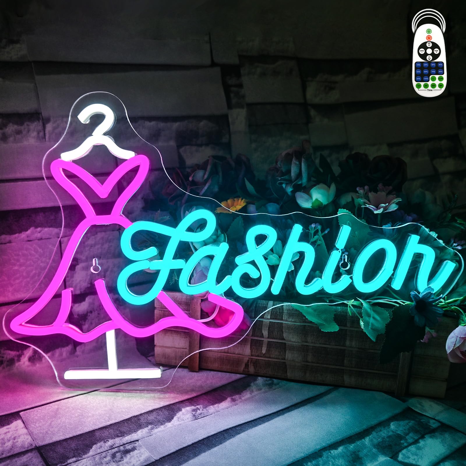 VYXIN Cloakroom Neon Sign Wall Decor, Neon Signs for Wall Decor, Dimmable Signs for Cloakroom Shower Room Dorm Room Party Decoration Gift