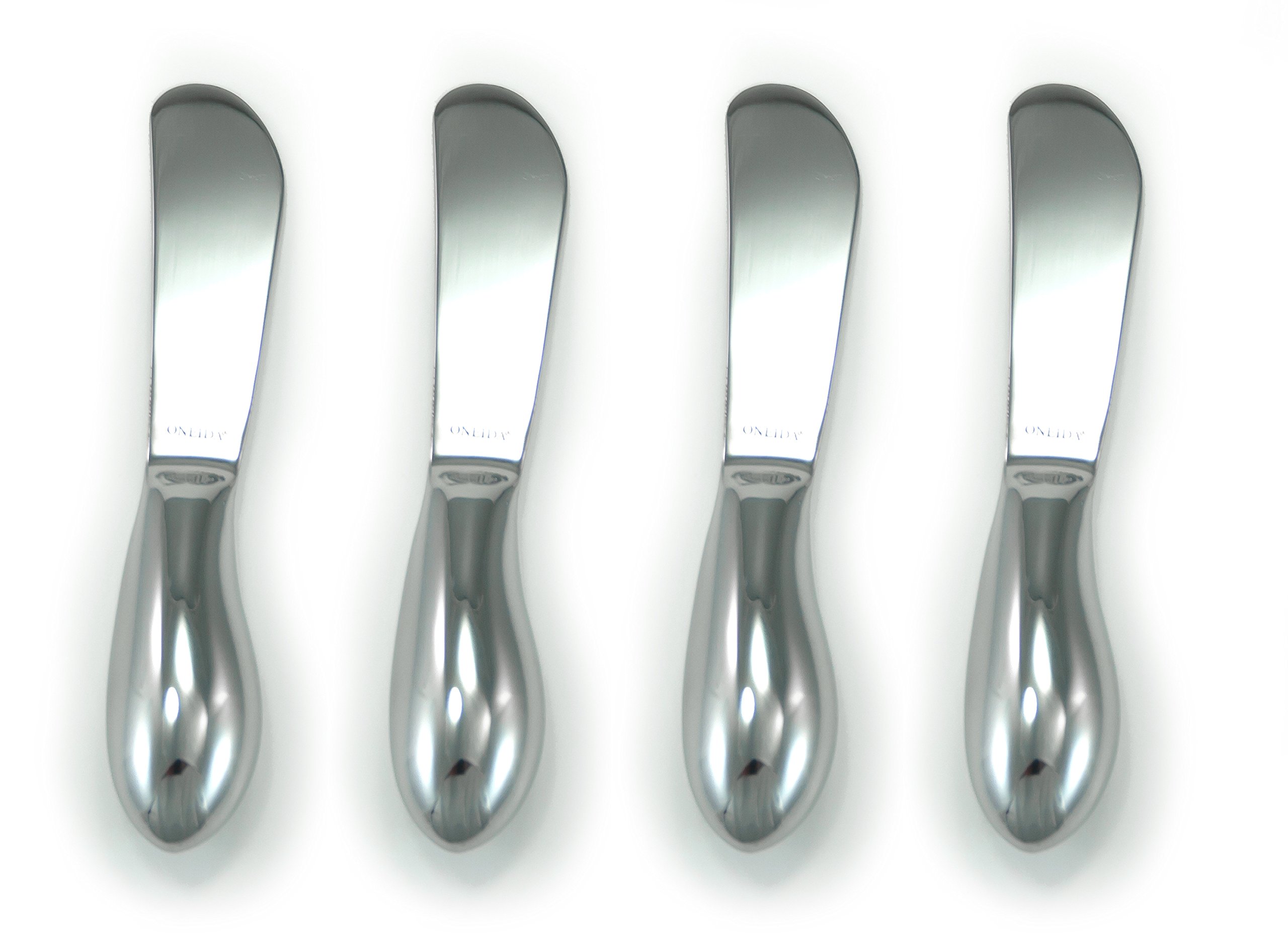 Oneida 4Piece Cheese Spreader Set, Stainless Steel eBay