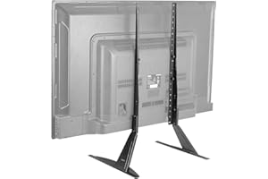 VIVO Universal LCD Flat Screen TV Table Top Stand / Base fits 27" to 55"