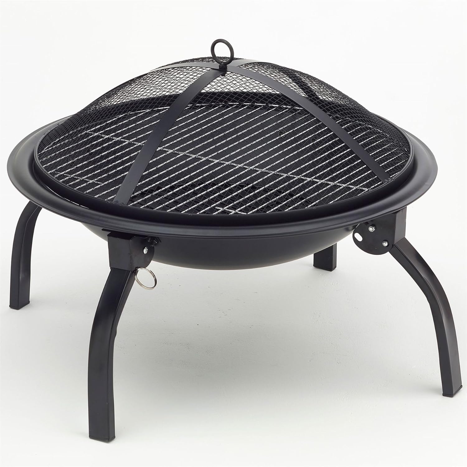 Fire Pit With Bbq For Outdoor Garden Or Camping Use As Wood Charcoal Solid Fuel Cooker And Heater Phoenix Inferno Amazon Co Uk Garden Outdoors