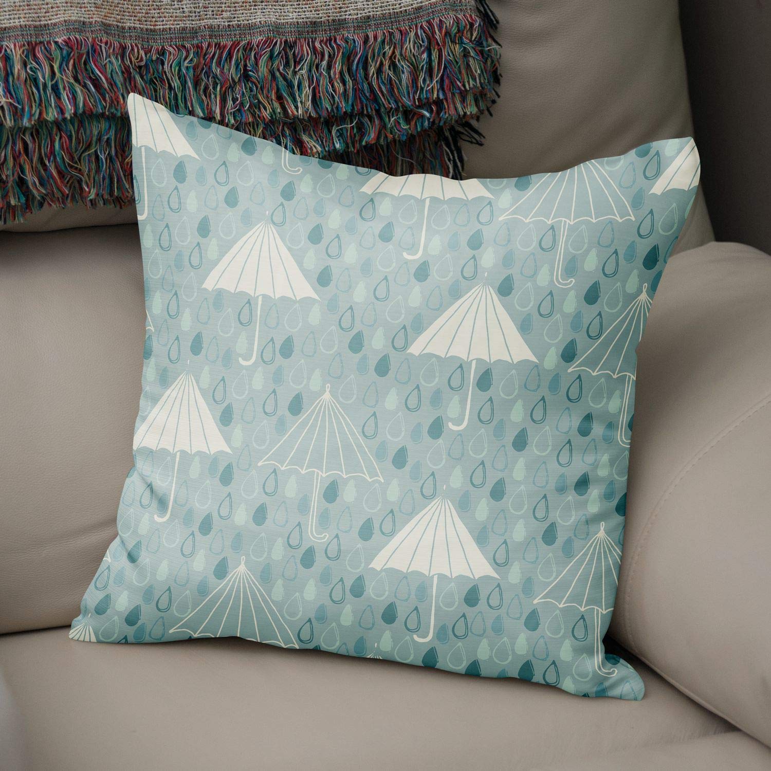 Bonamaison Decorative Cushion Cover Random Pattern, Throw Pillow Covers, Home Decorative Pillowcases for Livingroom, Sofa, Bedroom, Size:43X43 Cm - Designed and Manufactured in Turkey
