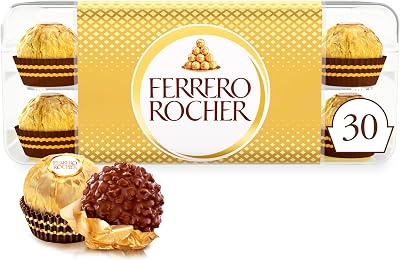 Ferrero Rocher Pralines Box of 30 Chocolates 375g Gift Hamper