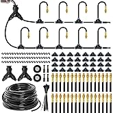 MIXC 360° Adjustable Drip Irrigation System, 200 FT Quick-Connect Drip Irrigation Kits, Automatic Garden Watering System with