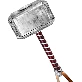 Logest Halloween Hammer Cosplay - Small and Large Available Lightweight PU Foam Hammer - Perfect Replica with Textured Detailing - Ideal Costume Prop for Dress-up Great Gift for Birthday