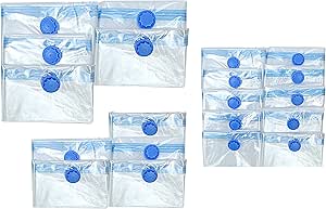 iLP Set de 20 bolsas de almacenamiento de 70 x 120, 60 x 80 & 40 x 60