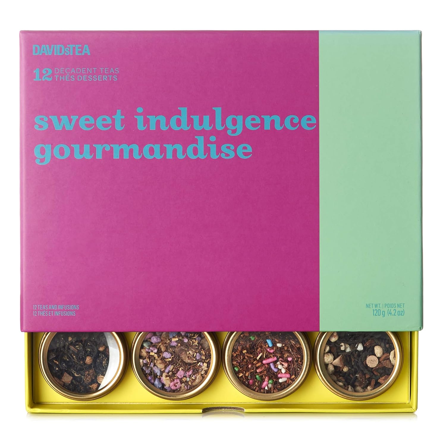 DAVIDs TEA DAVIDsTEA Sweet Indulgence Tea Sampler, Dessert Loose Leaf