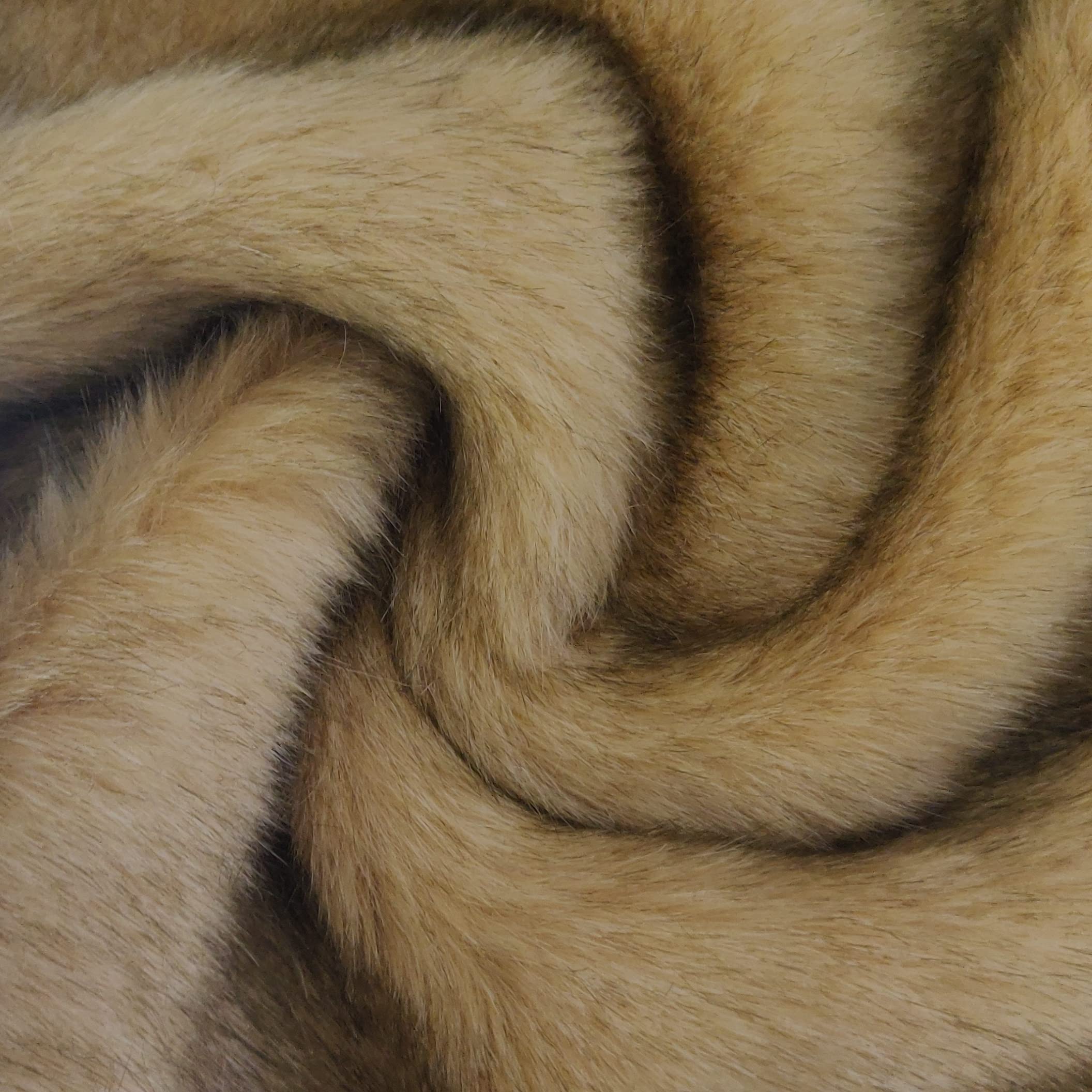 Super Luxury Faux Fur Fabric Material Fennec Fox, 1Mtr 150cm x 100cm