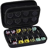 Peyyargo Case Compatible for 12 Darts, Holds Darts and Extra Accessories
