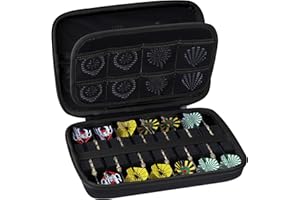 Peyyargo Case Compatible for 12 Darts, Holds Darts and Extra Accessories