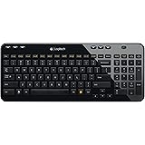 Logitech K360 Wireless USB  Keyboard, Desktop Keyboard (Glossy Black)