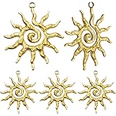 COGCHARGER Celestial Sun Charms for Jewelry Making Moon Pendants for DIY Bracelet Necklace Accessories