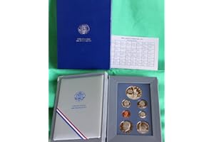 1986 S Prestige Proof Set 7-Coins in Original US Mint Packaging with COA Proof