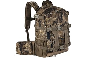 BLISSWILL Hunting Backpack Hunting Day Pack with rifle holder Hunting Gear Accessories gift for men(Rock Bark)