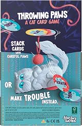 Hasbro Gaming Throwing Paws: A Cat Card Game – 3-6 Players view 2