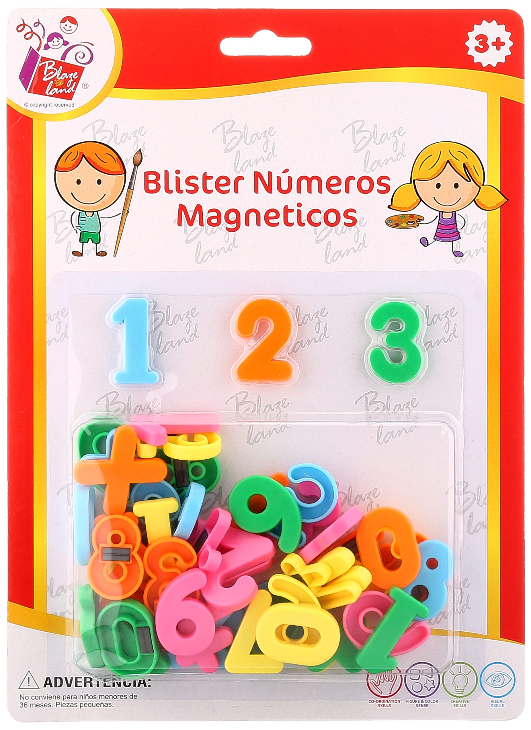 dimasa Magnetic Numbers Blister Glass Decoration (MERN1488)