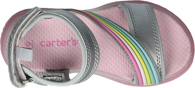 carter's rainbow light up sandals
