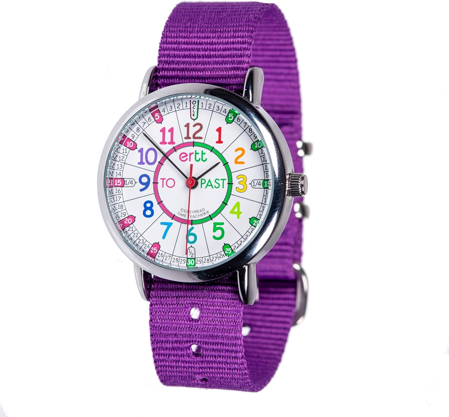 Comment On Dit Montre En Anglais EasyRead Time Teacher ERW-COL-PT Montre d’apprentissage pour enfants