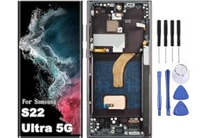 For Samsung Galaxy S22 Ultra LCD Screen Replacement,LCD Display Touch Screen Digitizer Assembly with Repair Tools, Compatible