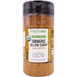 FreshJax Premium Gourmet Organic Spice Blends (Turmeric Yellow Curry: Organic Thai Spice)