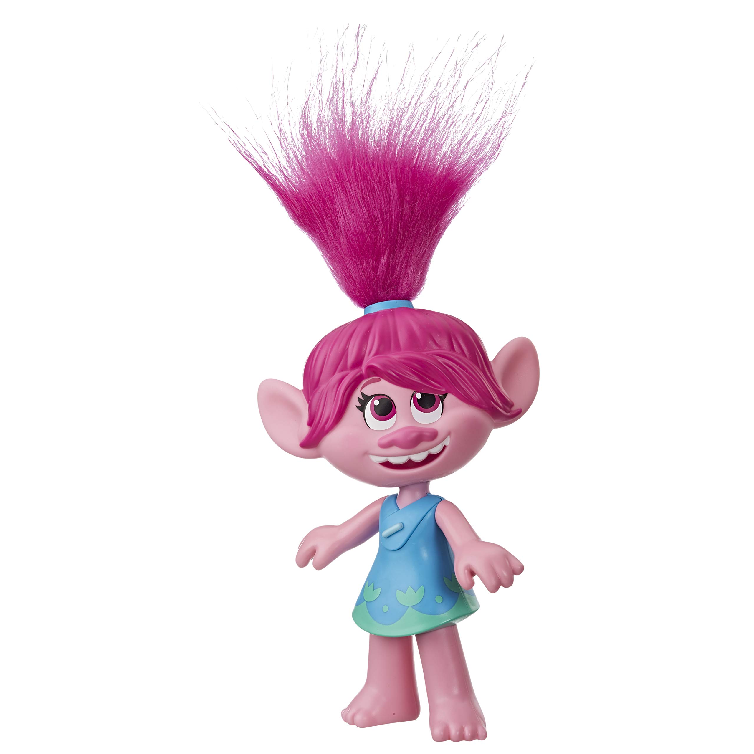 DREAMWORKS TROLLS World Tour Superstar Poppy Doll, Sings Trolls Just Want to Have Fun, Singing Doll, Toy for Children Aged 4 and Up