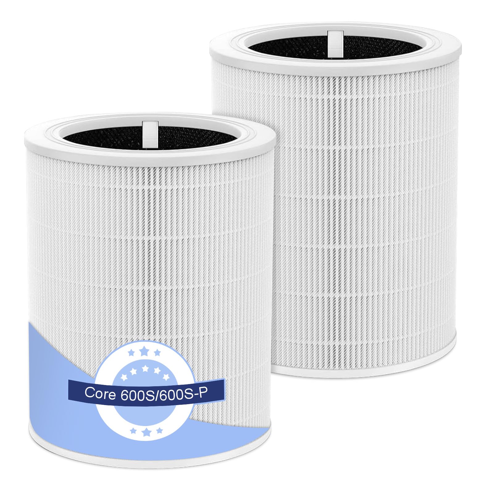 Photo 1 of 2 Pack Core 600s Replacement Filter Compatible with Levoit Core 600S-P Air Purifier, 3-in-1 True HEPA High-Efficiency Activated Carbon Filter for Home Large Room, Core 600S-RF