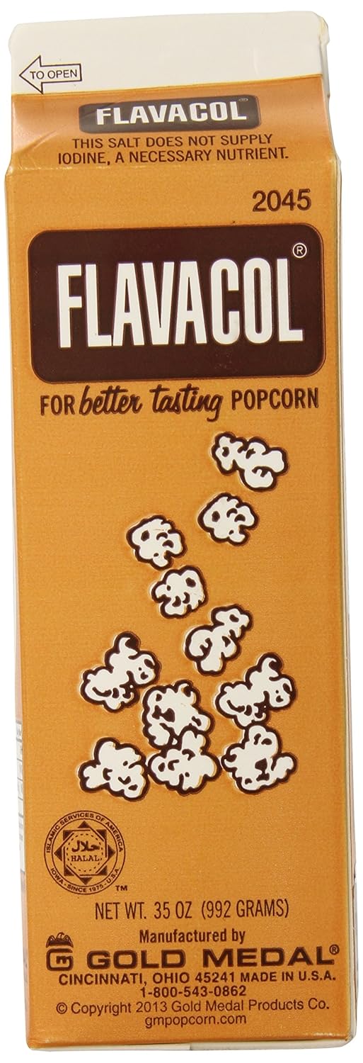 Gold Medal Prod. 2045 Flavacol Seasoning Popcorn Salt 35oz. : Flavored Salts : Grocery & Gourmet Food