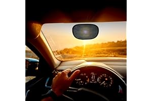 EcoNour Miniature Static Cling Window Shade for Car Sun Visor (2 Pack) | Windshield Sun Shade Static Cling for Driving Glare Shield | Cling Car Shade for Windshield | Sun Glare Protection Accessories