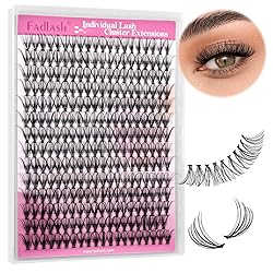 Individual Lashes Large Tray D Curl Lash Clusters